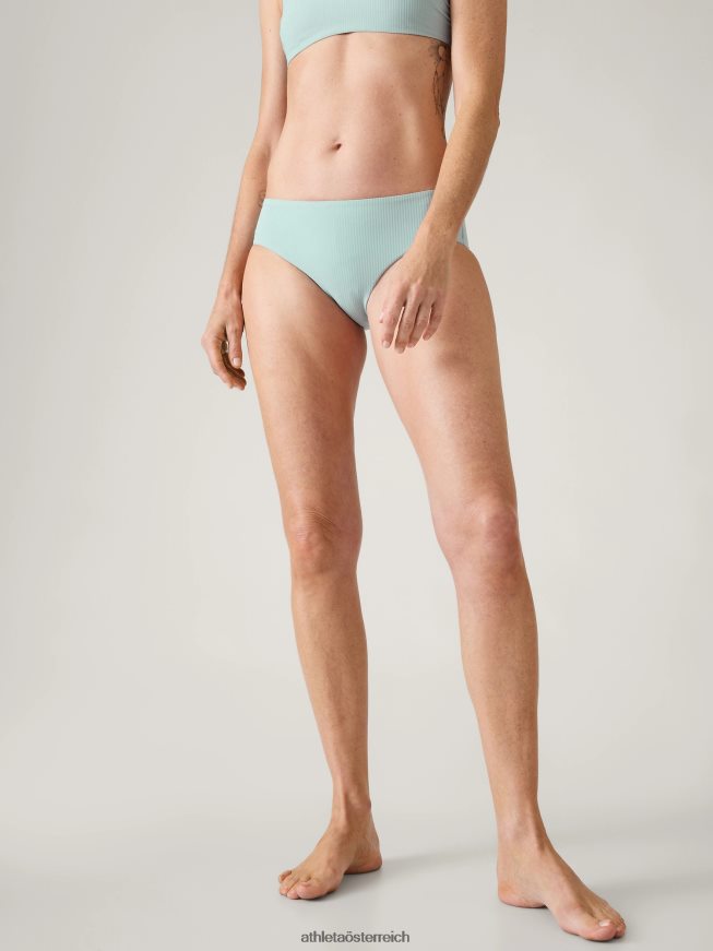 Sauberer, vollständiger Badeboden Frauen Athleta dämmerungsblaue Rippe 82BH24850 Badebekleidung