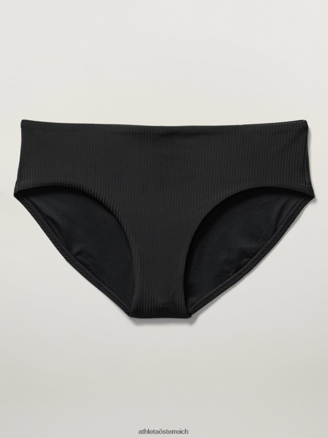 Sauberer, vollständiger Badeboden Frauen Athleta schwarze Rippe 82BH24882 Badebekleidung