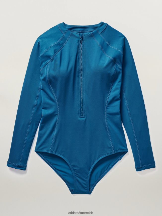 Sonnenschutz, einteiliger Rashguard Frauen Athleta dunkles Lapisblau 82BH24889 Badebekleidung