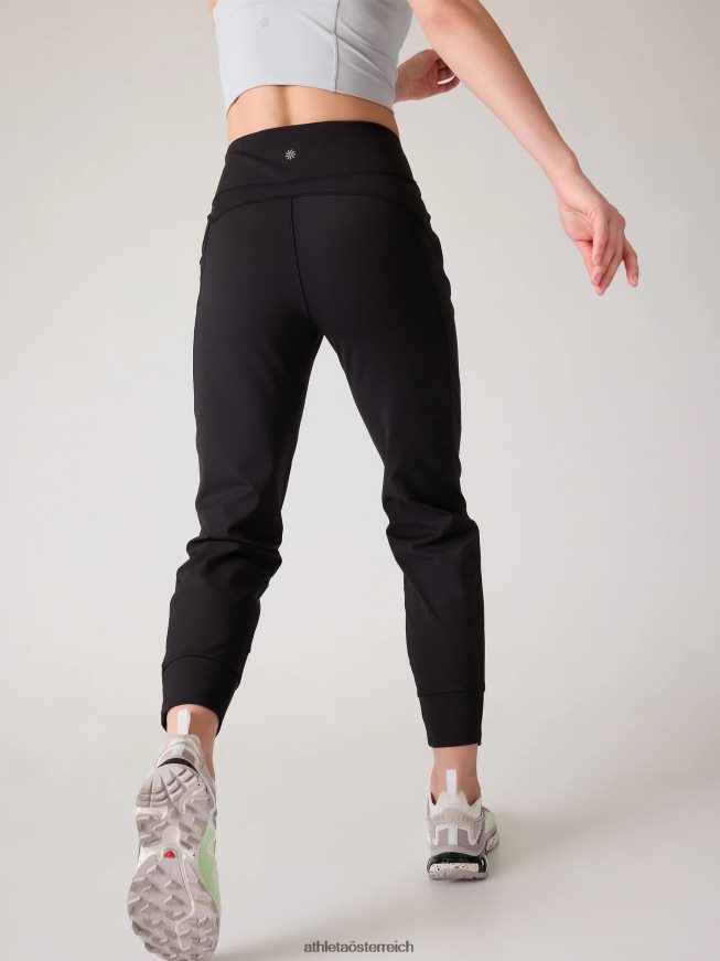 regnerischer Jogger Frauen Athleta Schwarz 82BH2434 Kleidung