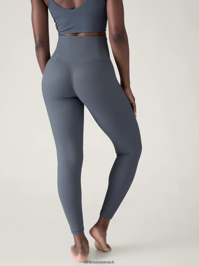 Ultrahohe Elation-Tights Frauen Athleta Granitblaue Rippe 82BH2455 Kleidung