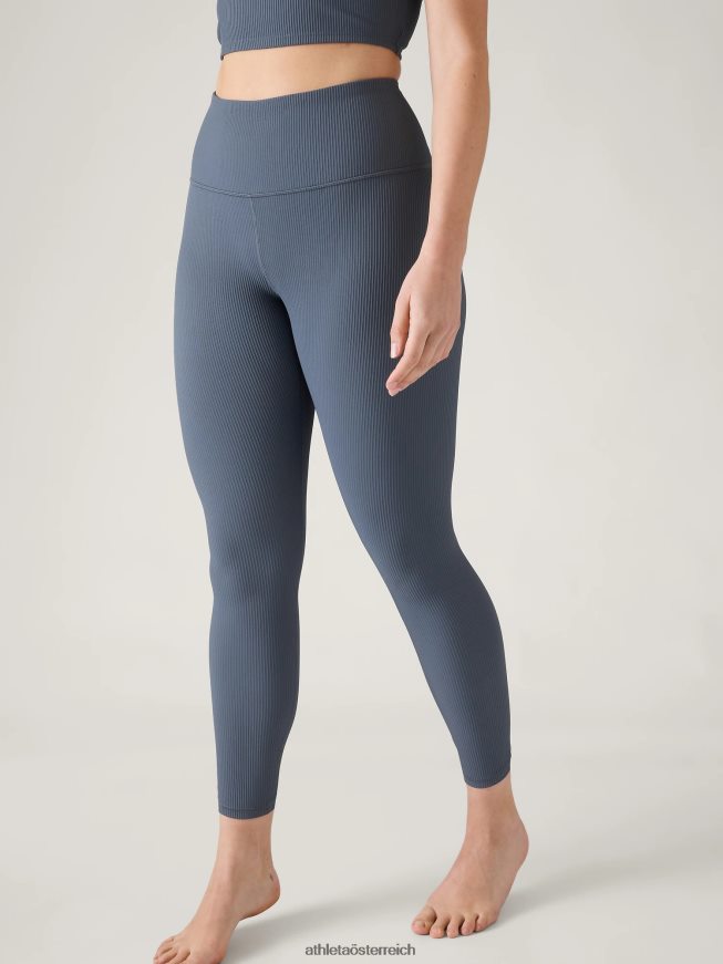 Ultrahohe Elation-Tights Frauen Athleta Granitblaue Rippe 82BH2455 Kleidung