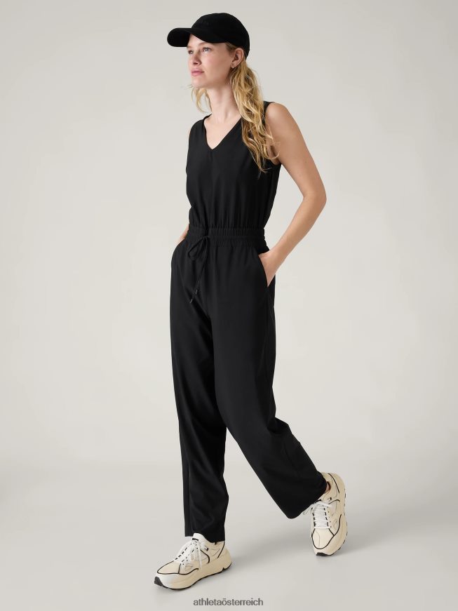 Avenue-Jumpsuit Frauen Athleta Schwarz 82BH24749 Kleidung