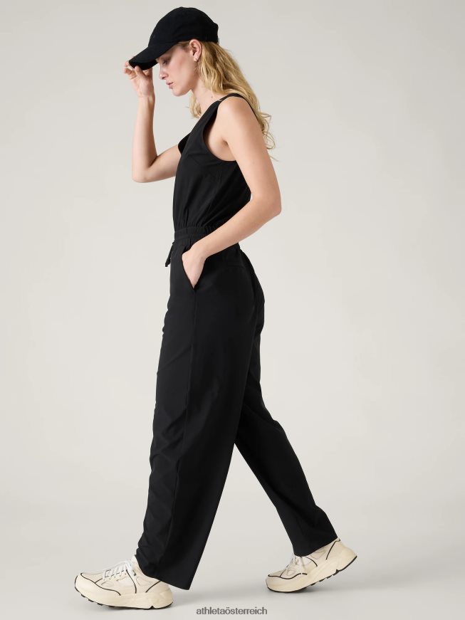 Avenue-Jumpsuit Frauen Athleta Schwarz 82BH24749 Kleidung