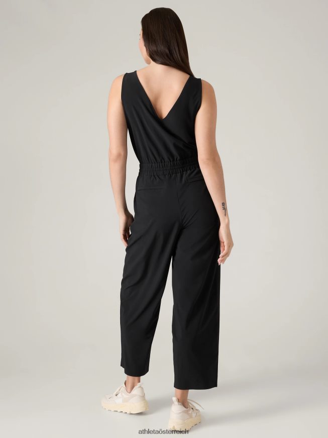 Avenue-Jumpsuit Frauen Athleta Schwarz 82BH24749 Kleidung