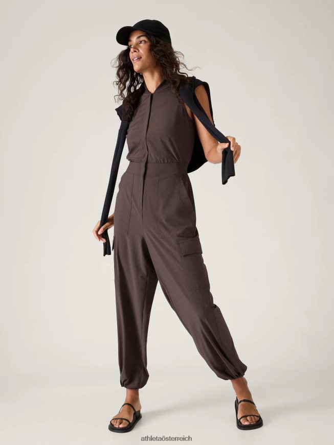 Brooklyn Utility-Jumpsuit Frauen Athleta Schiefer 82BH24745 Kleidung