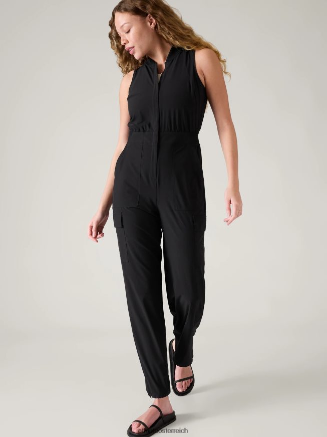 Brooklyn Utility-Jumpsuit Frauen Athleta Schwarz 82BH24746 Kleidung