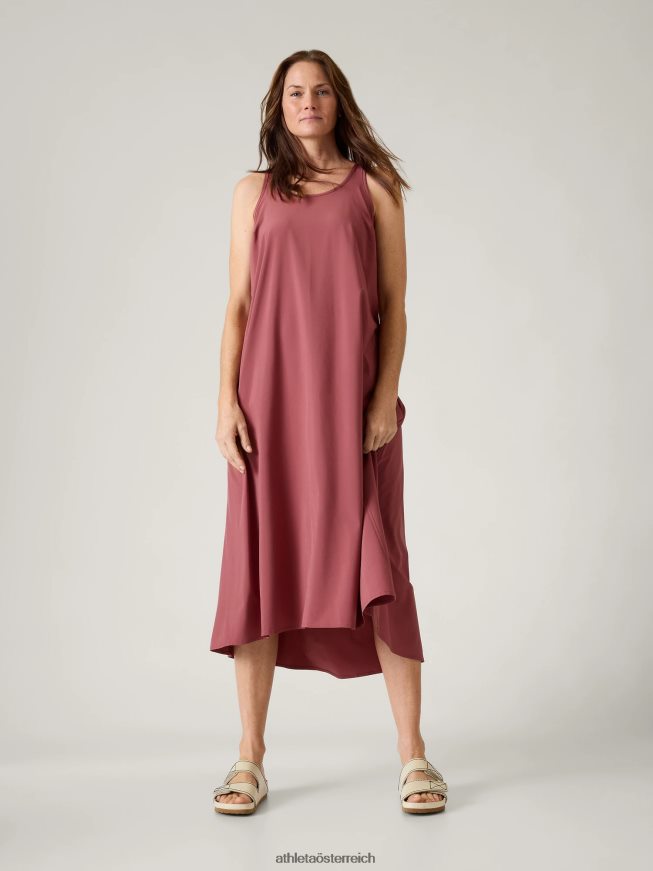 Presidio Traveller Maxikleid Frauen Athleta Rosenholz 82BH24770 Kleidung