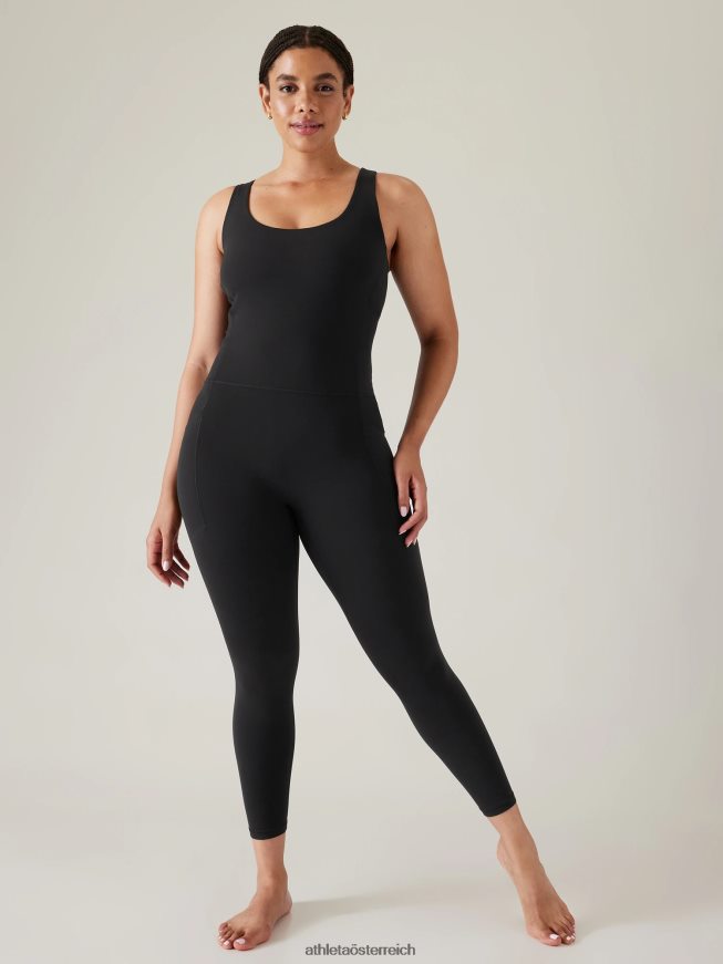 Salutation 7/8-Body Frauen Athleta Schwarz 82BH24772 Kleidung