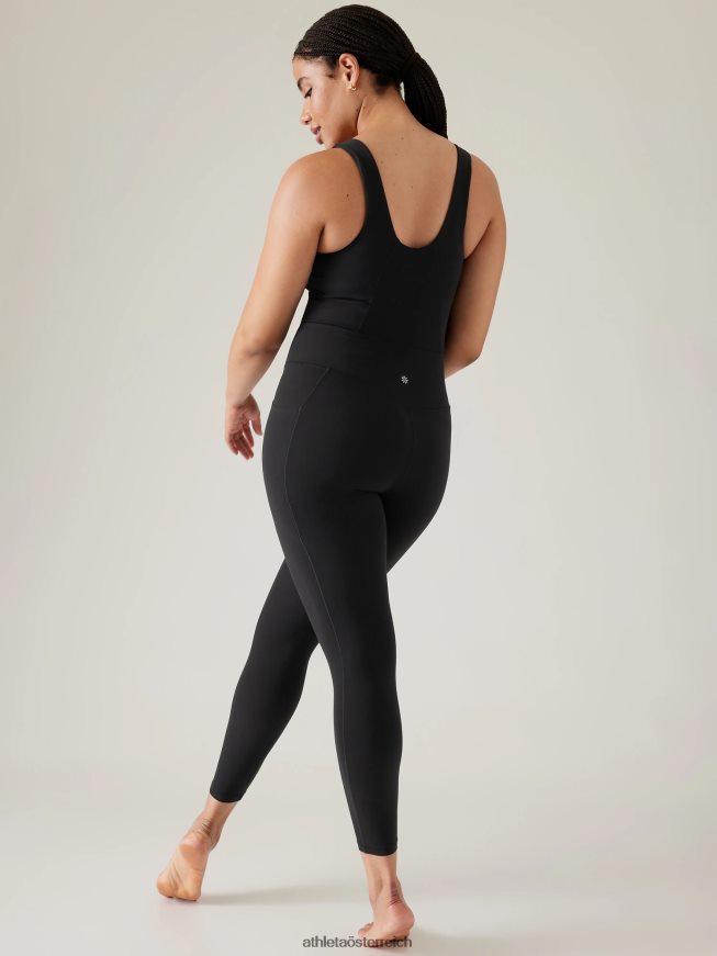 Salutation 7/8-Body Frauen Athleta Schwarz 82BH24772 Kleidung