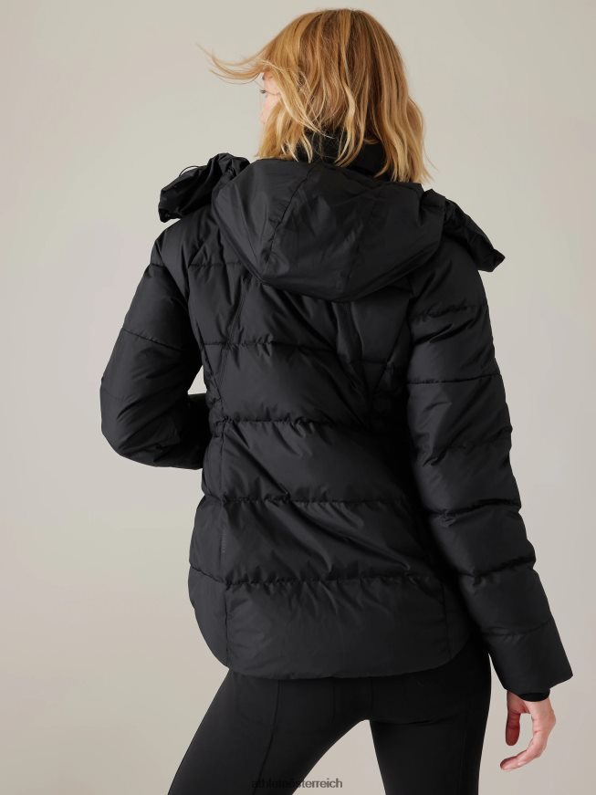 Downtown-Pufferjacke Frauen Athleta Schwarz 82BH24559 Kleidung