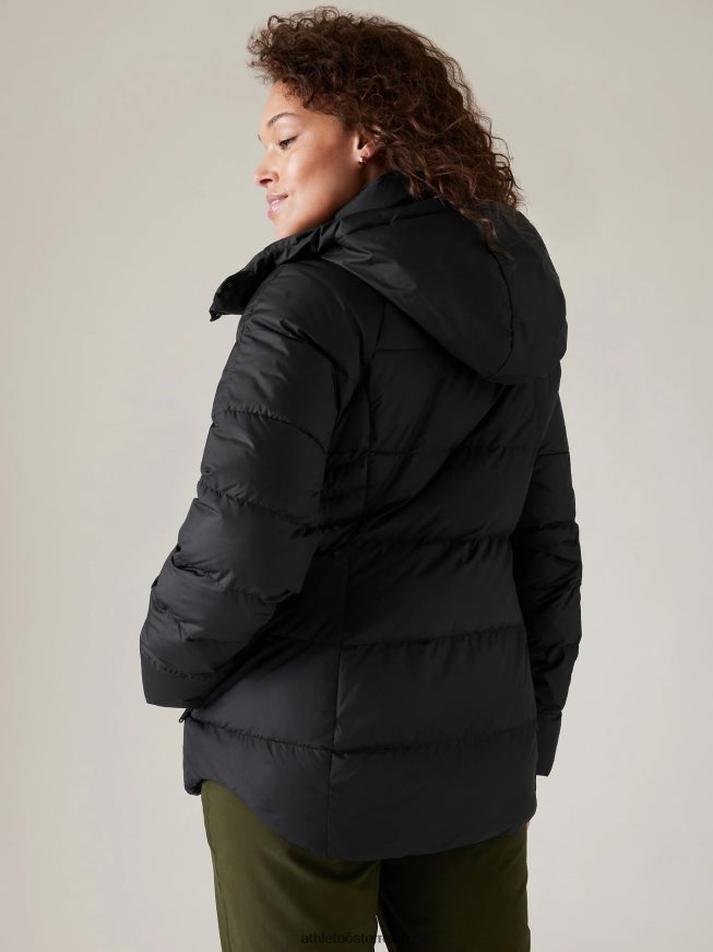 Downtown-Pufferjacke Frauen Athleta Schwarz 82BH24559 Kleidung