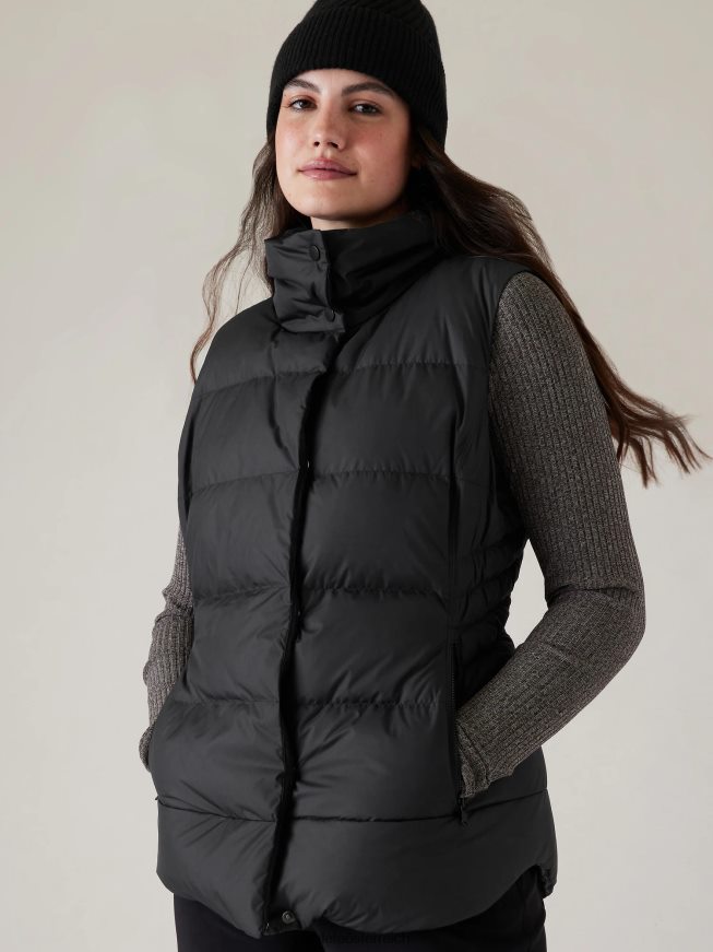 Downtown-Pufferweste Frauen Athleta Schwarz 82BH24583 Kleidung