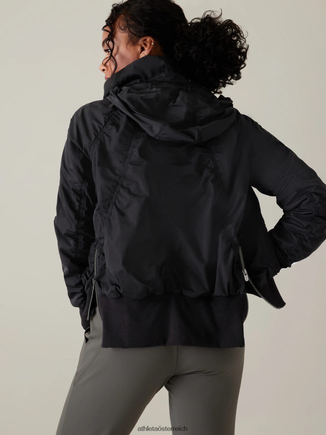 Jetset-Bomber Frauen Athleta Schwarz 82BH24548 Kleidung