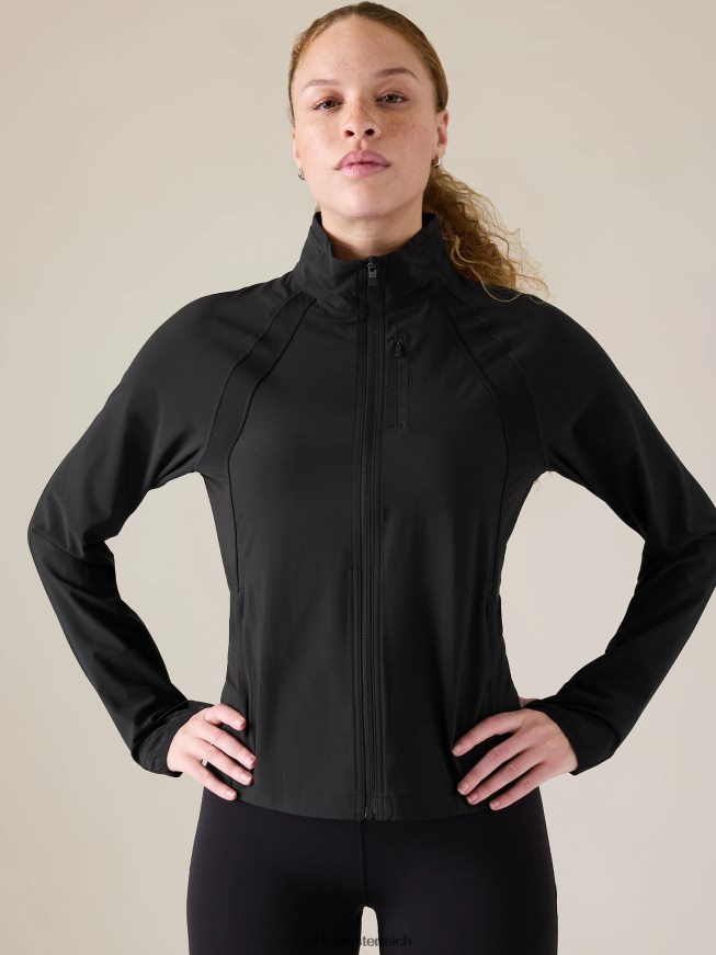 Laufen Sie mit dieser Jacke Frauen Athleta Schwarz 82BH24560 Kleidung