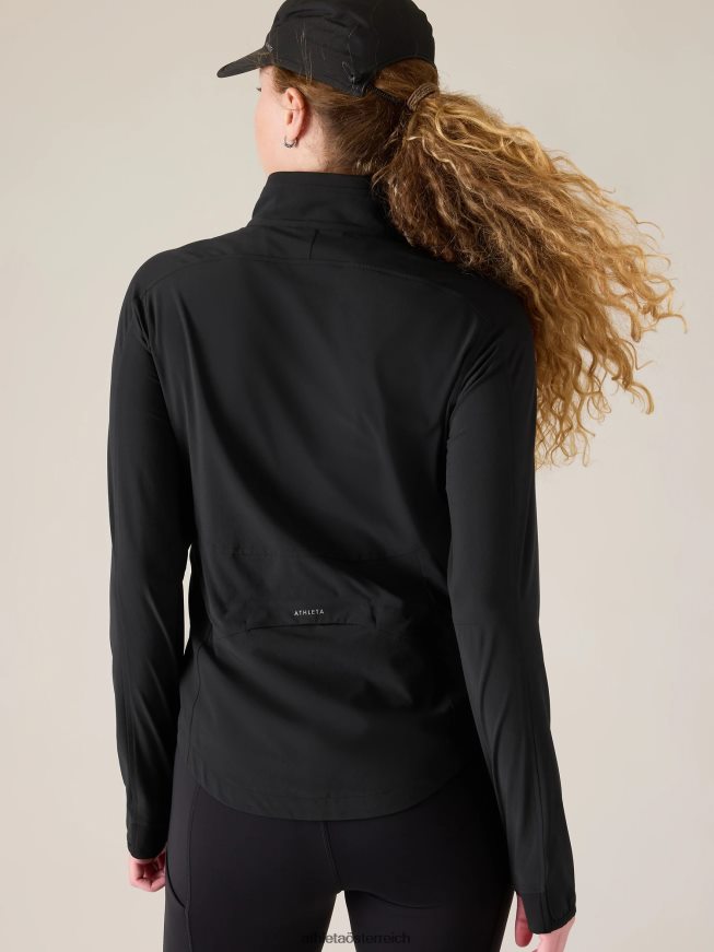 Laufen Sie mit dieser Jacke Frauen Athleta Schwarz 82BH24560 Kleidung