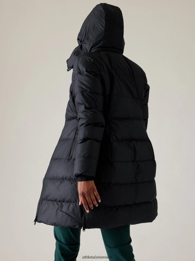 Puffer-Parka in der Innenstadt Frauen Athleta Schwarz 82BH24580 Kleidung