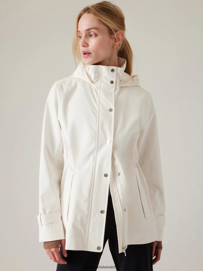 Rainout-Sutro-Trench Frauen Athleta Magnolienweiß 82BH24558 Kleidung