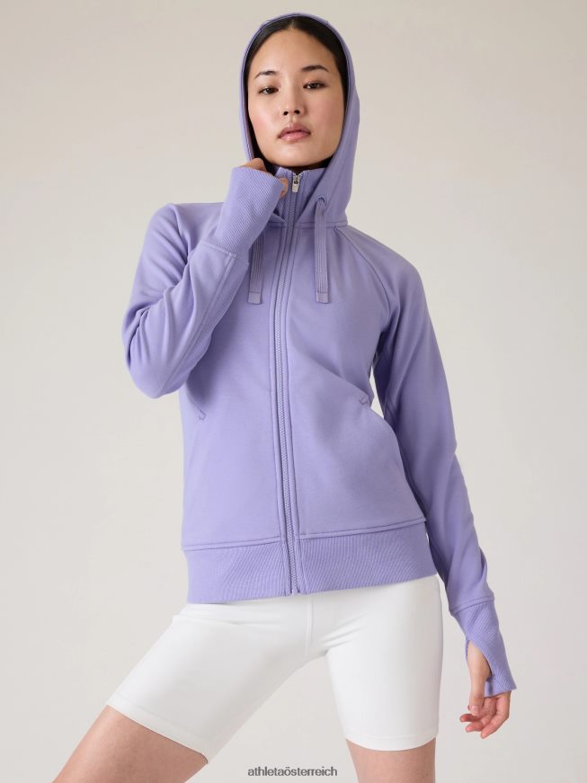 Triumph-Kapuzenpullover Frauen Athleta Aurora lila 82BH24495 Kleidung