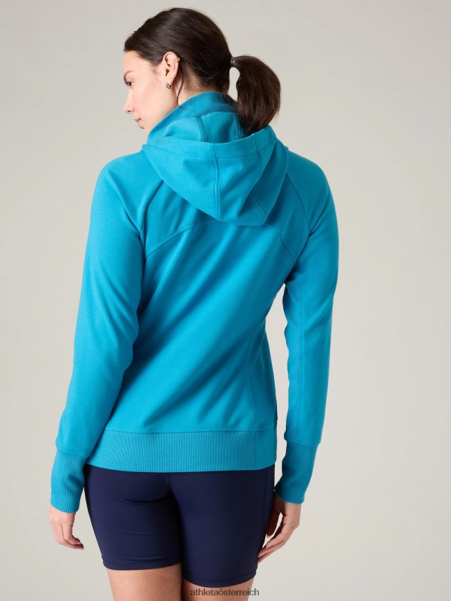 Triumph-Kapuzenpullover Frauen Athleta Pazifik 82BH24416 Kleidung