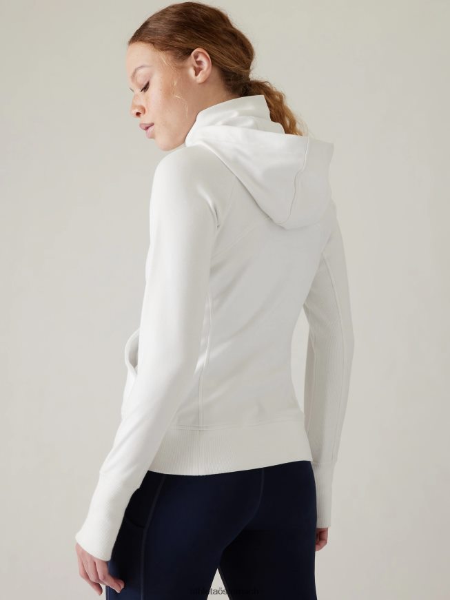 Triumph-Kapuzenpullover Frauen Athleta Weiß 82BH24438 Kleidung