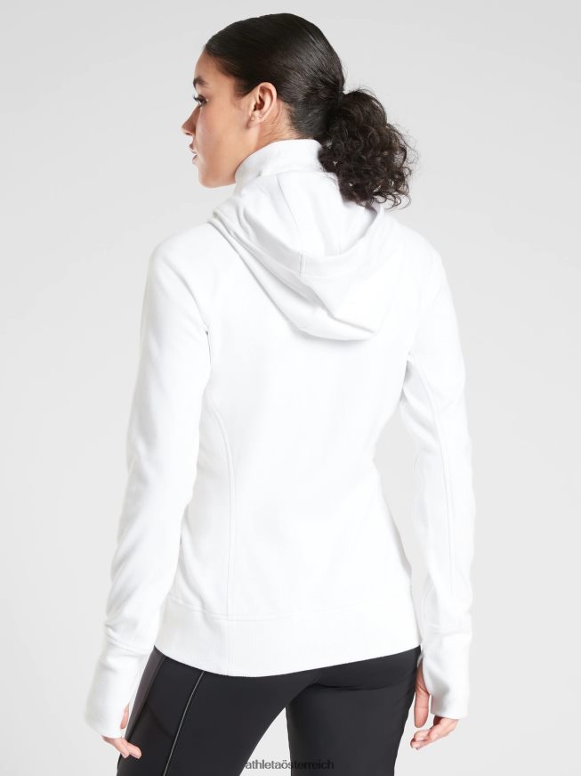 Triumph-Kapuzenpullover Frauen Athleta Weiß 82BH24438 Kleidung