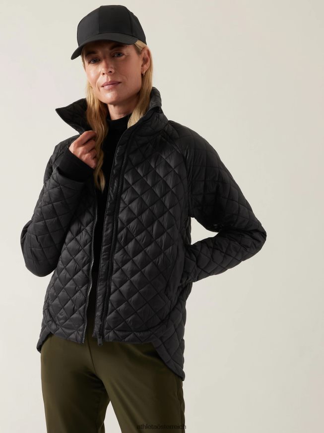 Whisper-Daunenjacke ohne Federn Frauen Athleta Schwarz 82BH24561 Kleidung