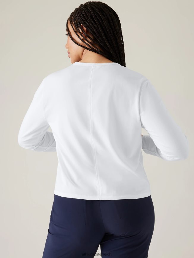 unverzichtbares Oberteil Frauen Athleta helles Weiss 82BH24269 Kleidung