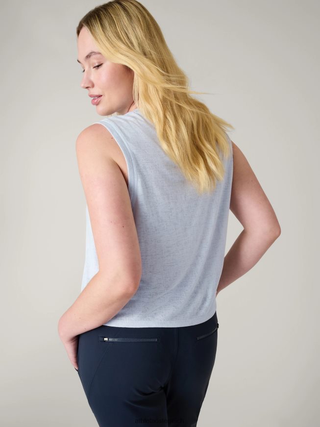 Luftiges Muskeltank Frauen Athleta Schneefall blau 82BH24450 Kleidung