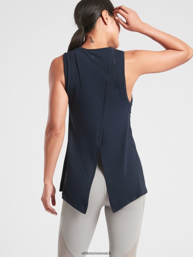 Nahtloses Vorberg-Tanktop Frauen Athleta Marine 82BH24532 Kleidung