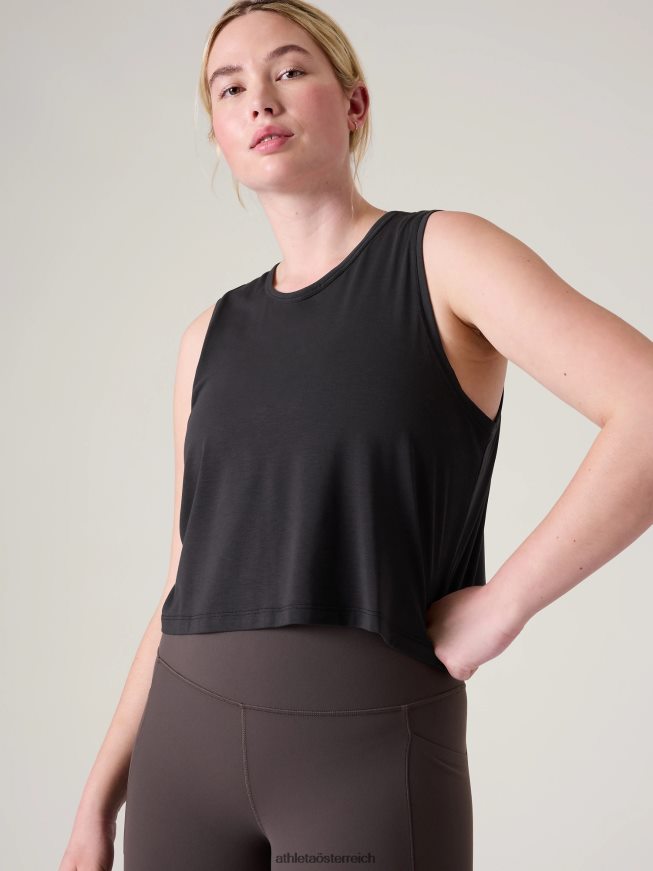 mit Leichtigkeit Muskeltank Frauen Athleta Schwarz 82BH24365 Kleidung