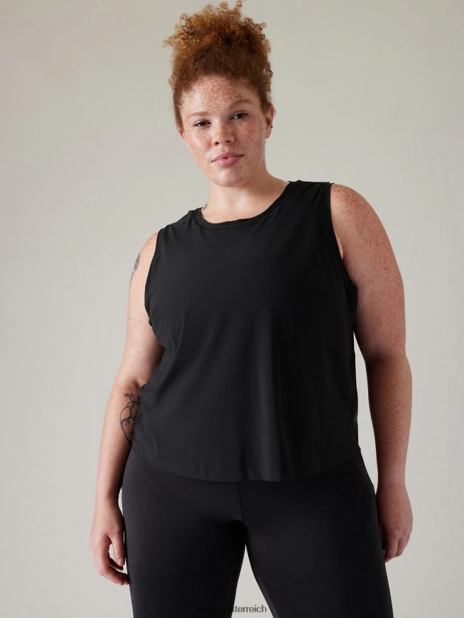 ultimativer Muskeltank Frauen Athleta Schwarz 82BH24198 Kleidung